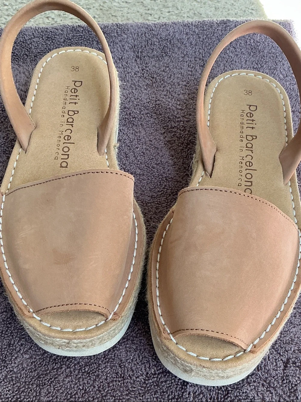 Women’s Espadrille Platform Sandals in Dusty Blush